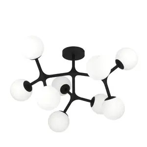 LED stropné osvetlenie Eglo MARAGALL čierna 39532