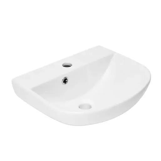Umývadlo SAT Mood 44x36,5 cm otvor pre batériu uprostred SATM4436