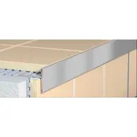 Lišta schodová Havos lesk, nerez, dĺžka 250 cm, výška hrany 10 mm, OSPNRZ1011250