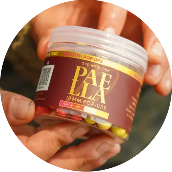 One more cast plovoucí boilie boosted fluoro pop-ups mixed paella 70 g 10 mm