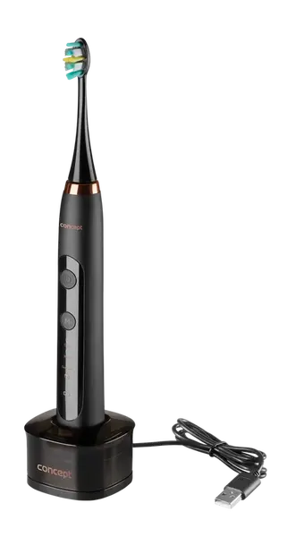 CONCEPT ZK7011 Sonická zubná kefka s cestovným puzdrom PERFECT SMILE, black