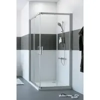 Posuvné dveře Hüppe rohový vstup 2-dílný (1/2) Classics 2 biela C25103.055.322