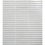 Keramická mozaika Premium Mosaic Kit Kat white 28x31 cm lesk MOSKK3WHL