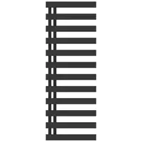 HOPA Edinburgh kombinovaný radiátor 138x50 cm čierny matný RADEDI501431