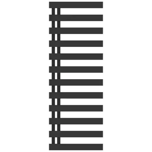 HOPA Edinburgh kombinovaný radiátor 138x50 cm čierny matný RADEDI501431