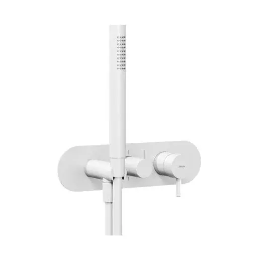 Sprchová a vaňová batéria Ravak Espirit so sprchovacím setom Biela matná X070250