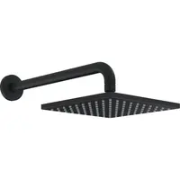 Hansa Viva hlavová sprcha na stenu vrátane sprchového ramená čierna matná 4426024033