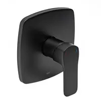 Sprchová batéria SAT Cube Way vrátane podomietkového telesa čierna matná CU210C