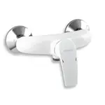 Sprchová batéria Novaservis Metalia 57 bez sprchového setu 150 mm biela/chróm 57060/1.1