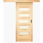 Interiérové dvere Naturel Accra posuvné 70 cm dub natura ACCRACPLDN70PO + posuvný systém