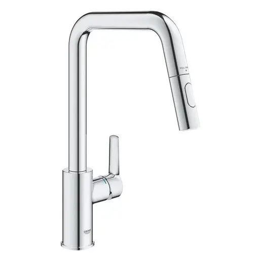 Grohe Start 2021 drezová batéria s vyťahovacou spŕškou, 2 prúdy chróm 30631000 G30631000