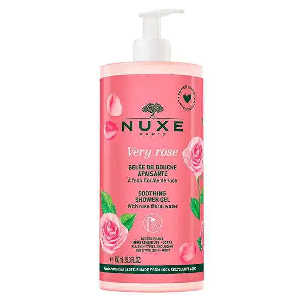 NUXE Zklidňující sprchový gel Very Rose 750 ml