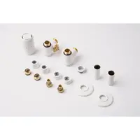 Termostatický ventil pre ústredné vykurovanie P.M.H. Runa 6x7 cm biela RUN-L-W