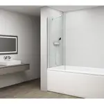 Vaňová zástena Polysan Fisa, len sklo, 150x60 cm FS1062