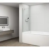 Vaňová zástena Polysan Fisa, len sklo, 150x60 cm FS1062