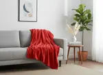 Mikroplyšová deka SOFT, červená Rozměr: 200 x 220 cm