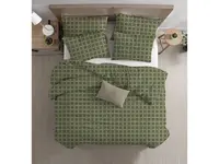 Povlečení z Renforcé bavlny BLOMORA zelené Rozměr povlečení: 70 x 90 cm | 140 x 220 cm