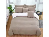 Krepové obliečky TABULA béžové + povlak na vankúšik 40x50 cm Rozmer obliečky: 70 x 90 cm | 140 x 200 cm