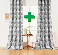 Dizajnové závesy FLOCUS 140x270 cm (2 ks), vzorované