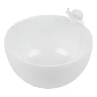 Bílá porcelánová miska SLUG