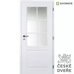Interiérové dveře Aulida 2/3 Sklo Bílé 90P