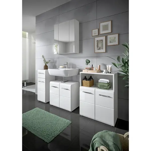 MID.YOU KOUPELNA vysoce lesklá bílá