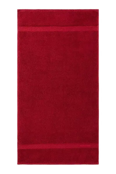 Středně velký bavlněný ručník Ralph Lauren AVENUE Carmin 75 x 137 cm červená barva