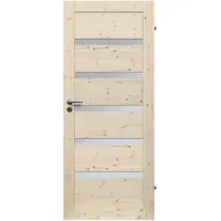 Interiérové dveře Wezuwiusz 5S 90P sukaté nelakované