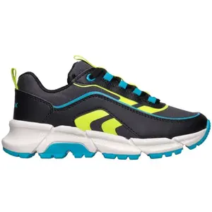 Geox J FLEXYPER PLUS B Dětské tenisky, černá, velikost