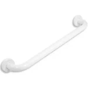 Madlo rovné s krytkami 300 mm bílé R6630,11