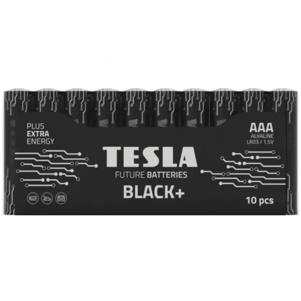 Baterie Tesla AAA LR03 Black+ multipack 10 ks