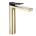 Umyvadlová baterie vysoá Rea Soul zlatá kartáčovaná/černá