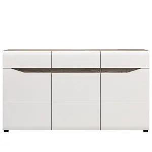 Komoda Lionel Li03 dub sonoma/bílá