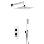 Podomietková sprchová souprava Logon s trojfunkční baterií