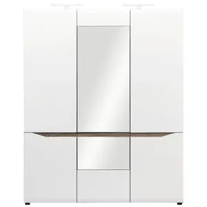 Šatní skříň Lionel Li09 dub sonoma/bílá