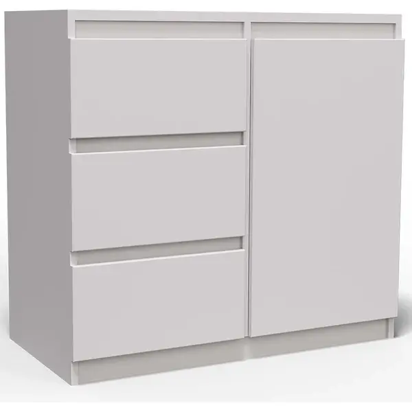 Komoda Merg 3S1F bílá