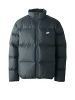 Nike Sportswear Zimná bunda 'CLUB'  grafitová / biela