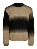 Jack & Jones Plus Sveter 'JCOFADE'  béžová / kapučíno / sivá / čierna