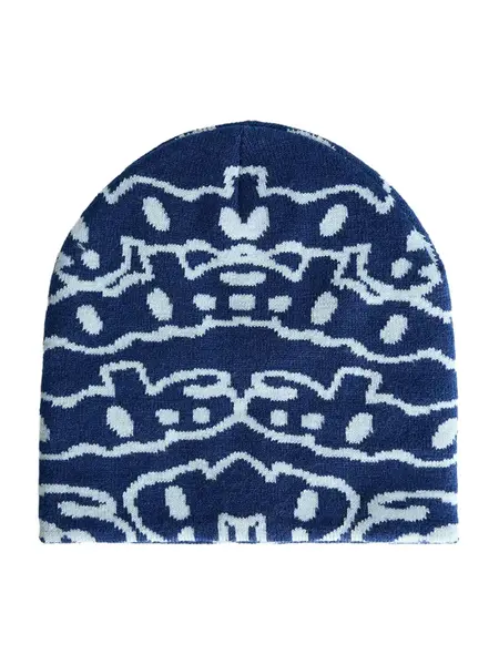 Bershka Čiapky  námornícka modrá / svetlomodrá