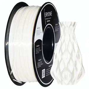ERYONE Silk PLA Filament for 3D Printer 1.75mm Tolerance 0.03mm 1kg (2.2LBS)/Spool - White