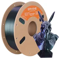ERYONE Burnt Titanium Dual Color PLA Filament 1kg - Green & Purple-blue