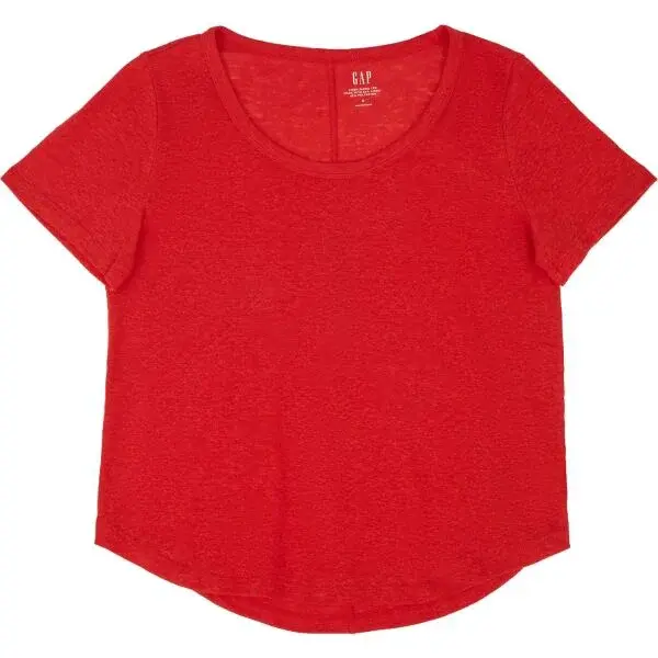 GAP BLEND SCOOP Dámské tričko, červená, velikost