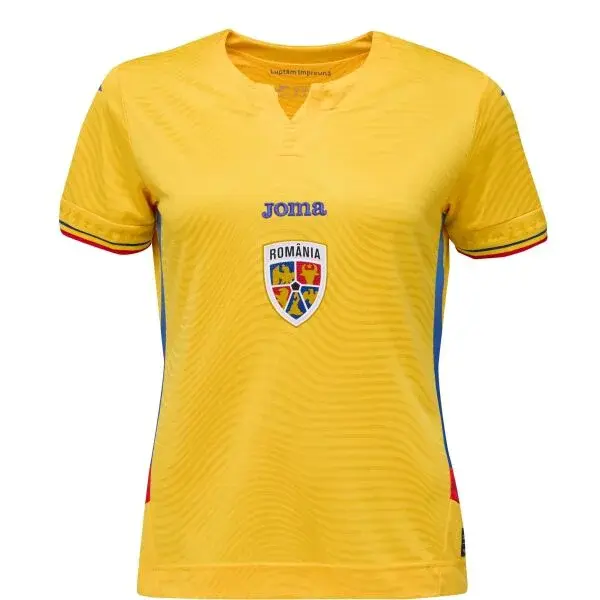 Joma FED. FUTBOL RUMANÍA 1ST WOMEN SHORT SLEEVE T-SHIRT Dámsky futbalový dres, žltá, veľkosť