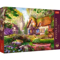 Trefl Puzzle 1000 Premium Plus - Čajový čas: Lesní domek