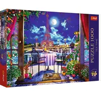 Trefl Puzzle 1000 Premium Plus Quality Tea Time Paříž v měsíčním svitu