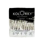 KOLORKY NIGHT MOMENTS Noční jednorázové eko plenky vel. XL 12-25 kg 25 ks vesmír