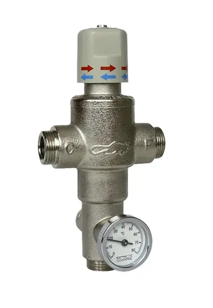 Sanela - Termostatický ventil s pojistkou 3/4" SLT 07A