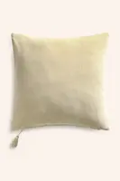 Bavlněný dekorativní povlak na polštář Calma House Velour 45 x 45 cm béžová barva