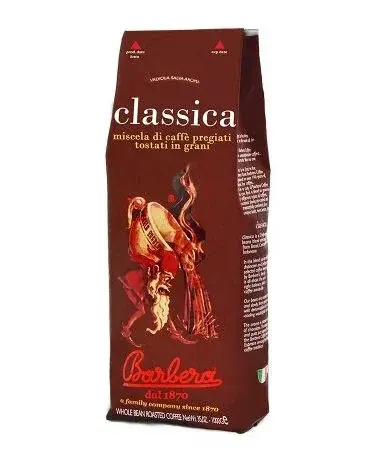 Barbera Classica 60% Arabica 40% Robusta zrnková káva 1000 g