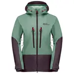 Jack Wolfskin Alpspitze 3l L, granite green Dámská skialpová bunda